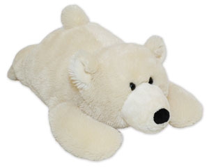 large plush polar bear